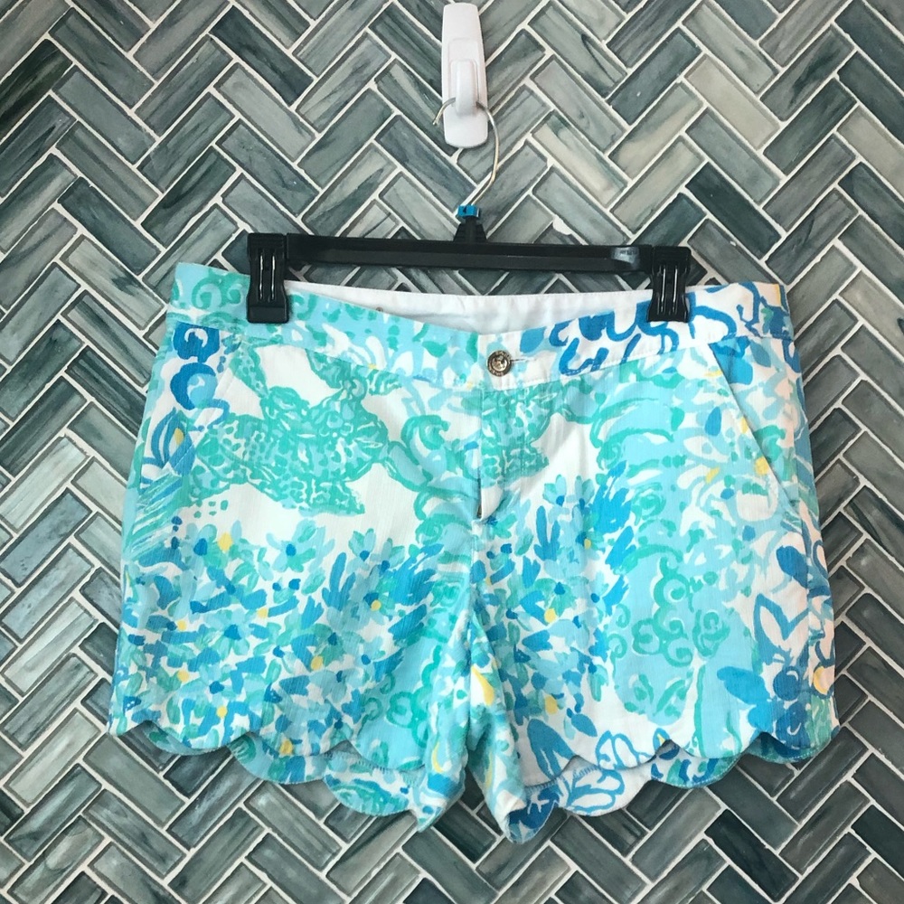 Lilly Pulitzer Buttercup Shorts Size 8, Blue